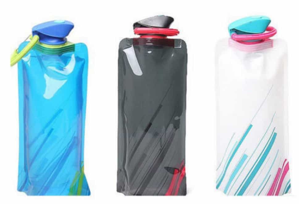 Faltbare Wasserflasche mit Karabiner ab nur 1,09 inkl. Versand