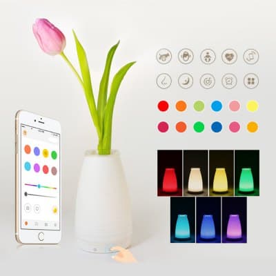 LED Bluetooth Vase mit Steuerung per App für 24,56 Euro (gratis Versand, zollfrei)!