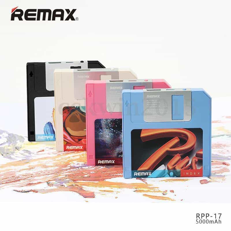 Floppy Power Bank 5000mAh! Der Remax RPP-17 im retro Disketten-Design!