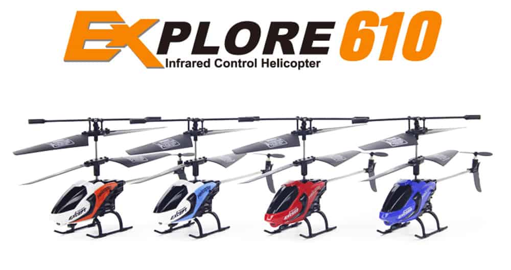 [Schnell sein!] Helikopter FQ777 Explore 610 (3.5 Chanel) für nur 7,99 Euro (gratis Versand, bis 3 Stück zollfrei)!