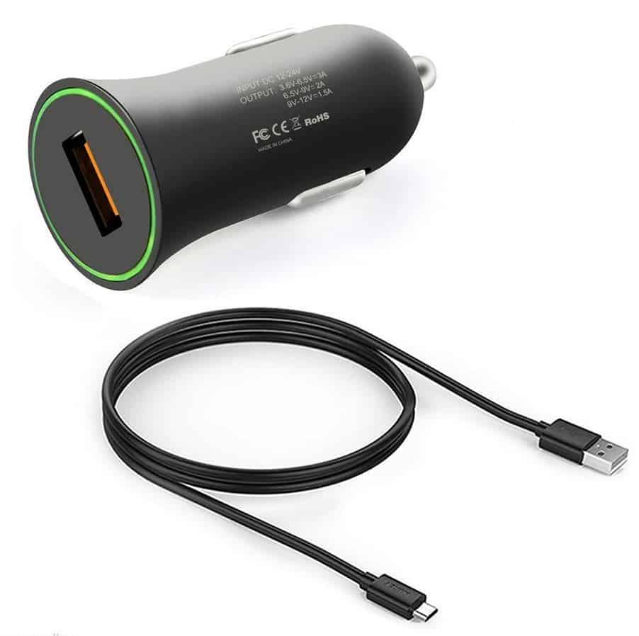 Itian Quick Charge 3.0 Ladegerät fürs Auto inkl. 1 Meter Micro USB Kabel!