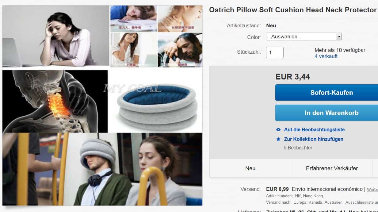 Welcher „Ostrich Typ“ bist du? Nun gibt es 3 Modelle des Ostrich Pillow (Straußen Kissen): Klassik, Light oder Glove.