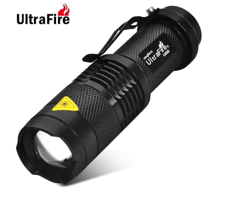 UltraFire Alu Taschenlampe UK68 mit Gutschein für nur 1,97 Euro bei Dressily.com!