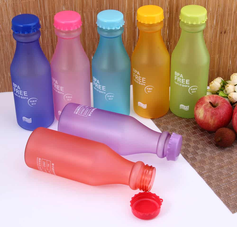[Knaller!] Hübsche Trinkflasche (550ml, BPA frei) für nur 95 Cent!!
