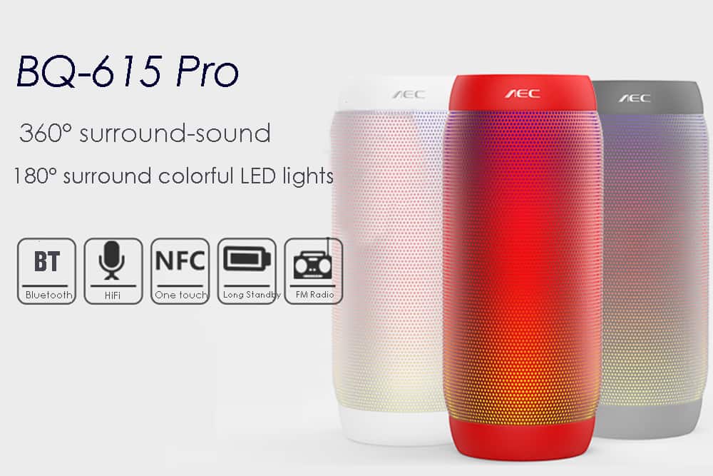 BQ – 615 PRO? Bluetooth 3.0 + NFC Lautsprecher mit LED-Effekten!