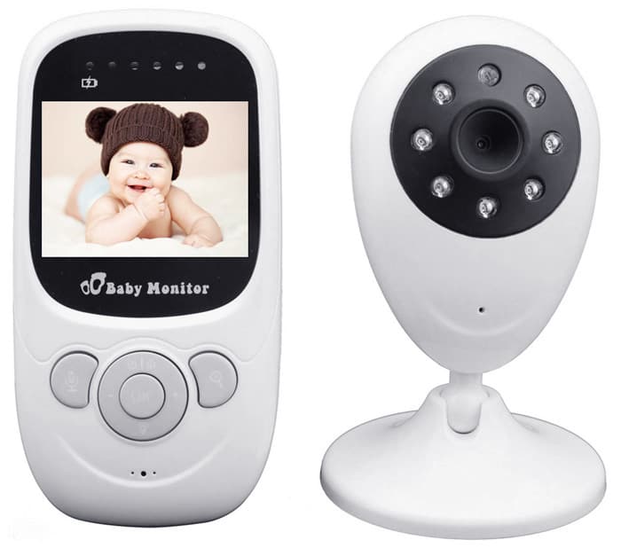 Babyphone (Modell „SP880“) mit Kamera + Monitor und Gegensprechfunktion!
