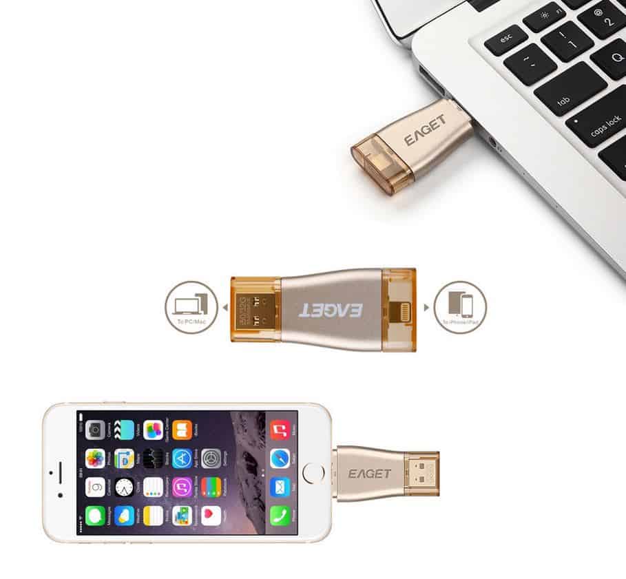Eaget i50 USB 3.0 32GB OTG Stick für euer iPhone!