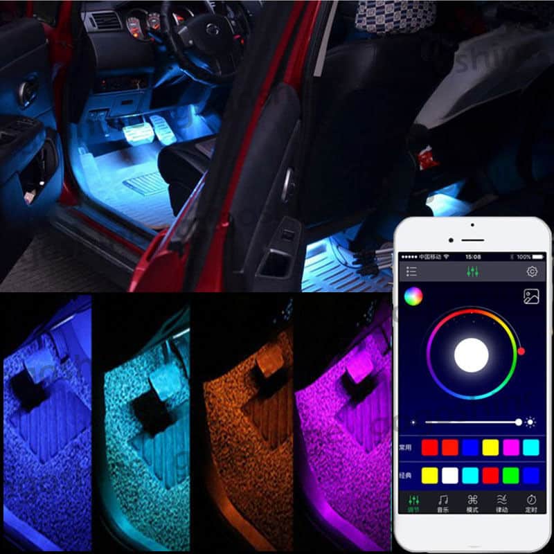 Für`s Auto? Wasserfeste Farbwechsel LED-Beleuchtung mit App Steuerung (IOS & Android)!