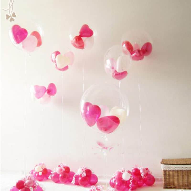 100 transparente Luftballons mit 25cm Durchmesser für nur 3,68 Euro (kostenloser Versand)!