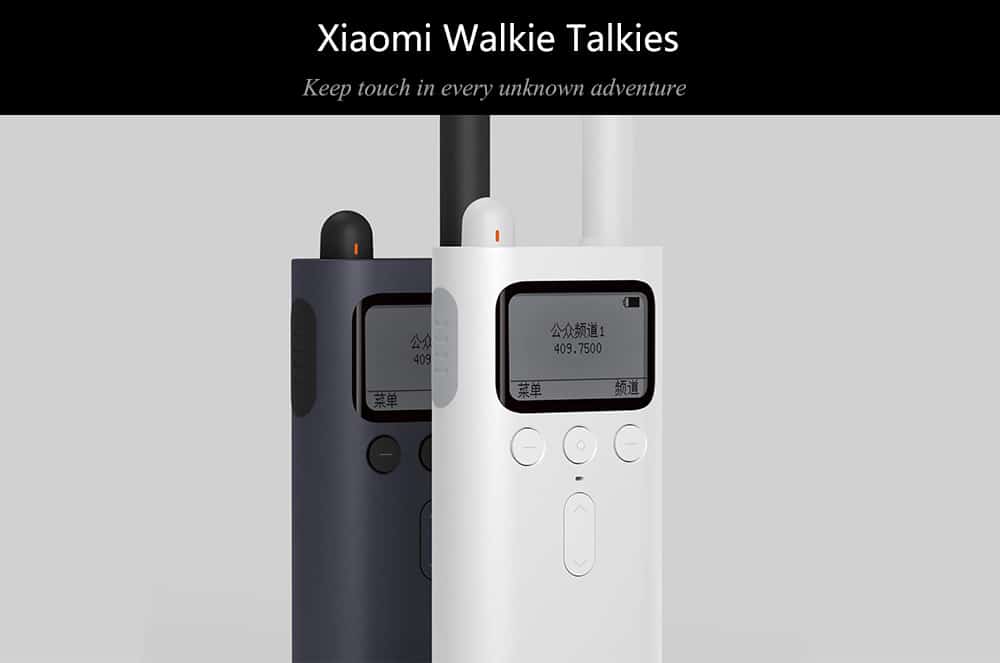 [Verboten!] Xiaomi Walkie-Talkie? Das neue Funkgerät Xiaomi MJDJJ01FY gibt es nun bei Gearbest!