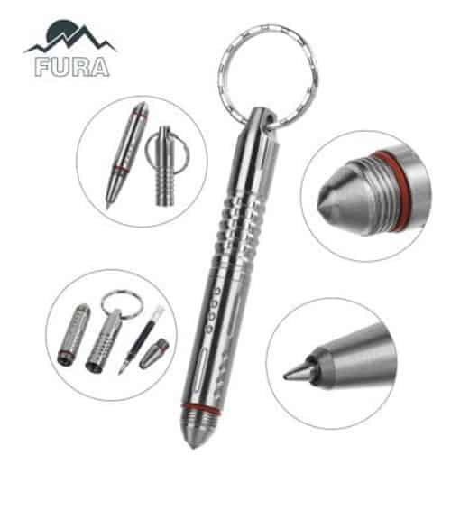 FURA EDC Stift mit Glasbrecher ab nur 5,66 Euro! Wetterfester und stabiler Stift am Schlüsselbund!