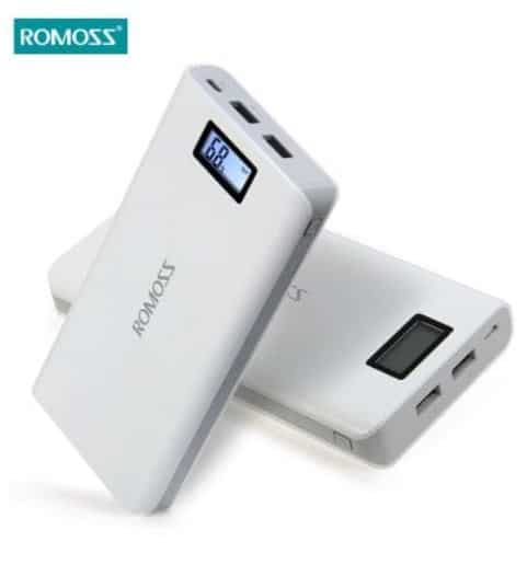 ROMOSS Sense 6 Plus 20000mAh Power Bank mit LCD für nur 18,57 Euro!
