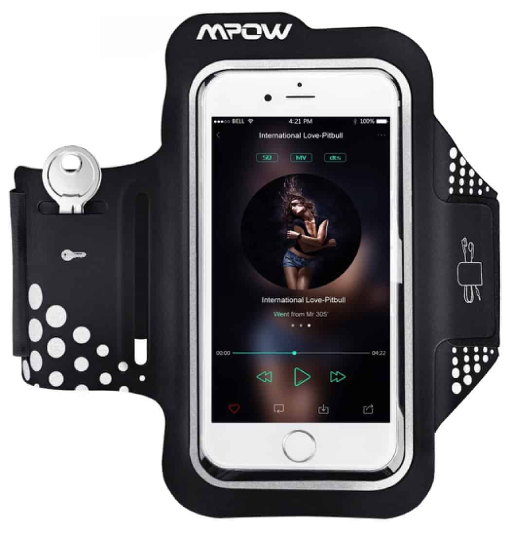 Mpow Sportarmband für Smartphones bis 5,1 Zoll inkl. Schlüsselfach für nur 6,59 Euro
