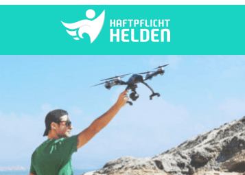 Für Drohnen Besitzer: Privathaftpflicht Flatrate mit Drohnenversicherung für 66,- Euro jährlich bei Haftpflichthelden.de