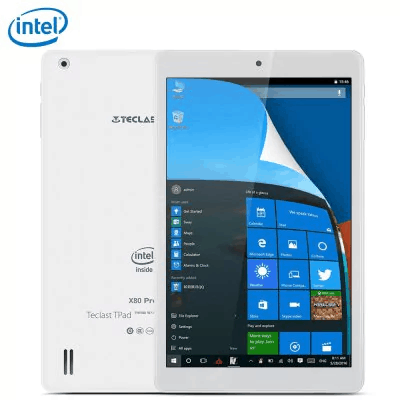 Teclast X80 Pro Tablet mit Windows 10 & Android für 67,36 Euro