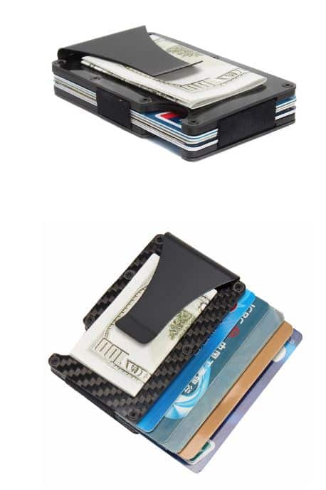 — Update — RFID Blocker! Kartenhalter aus echtem Karbon/Carbon mit Geldschein-Clip für nur 10,44 Euro aus der EU!