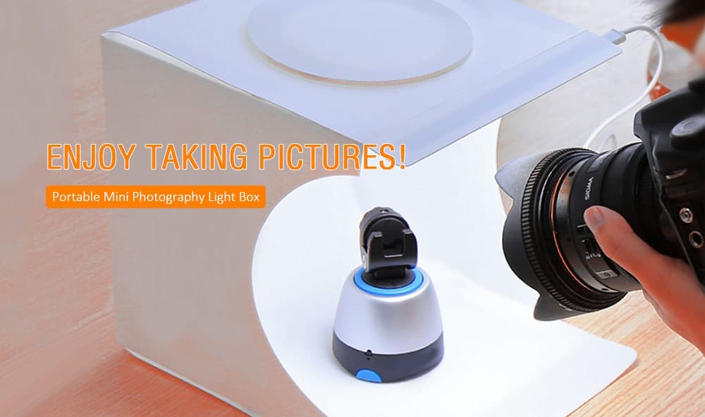 Mini Fotostudio mit USBLEDBeleuchtung ab 7,09 Euro inkl. Lieferung