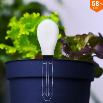 Der DG-TRT1 Sensor bewacht eure Pflanzen! Er misst Licht, Feuchtigkeit, Nährstoffgehalt und warnt per Farbwechsel-LED!