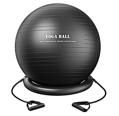 TOPELEK Sport Yoga Ball Set inkl. Widerstandsbändern & Pumpe für nur 13,91 Euro bei Amazon