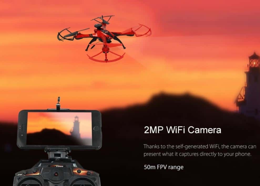 FEILUN FX176C2 GPS RTF Quadcopter mit 2MP Kamera für nur 42,90 Euro inkl. Versand mit Priority Line!