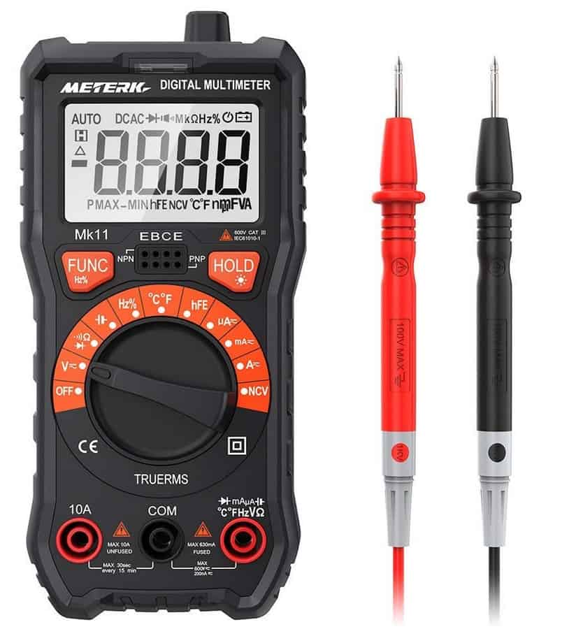 Multimeter Meterk 2000 mit Hinterbeleuchtung und großer LCD-Anzeige nur 5,99 Euro