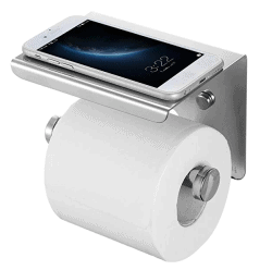 Toilettenpapierhalter mit Smartphone Ablage für nur 8,69 Euro bei Amazon