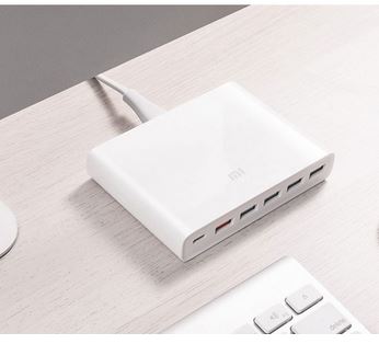 Xiaomi USB-Ladegerät 60 Watt mit 6 Ports (1x QC3.0, 1x USB-C, 4x USB) für nur 17,07 Euro inkl. Versand bei Rosegal!