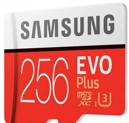 Original Samsung EVO Plus 256 GB microSD-Karte Class 10 U3 fix und fertig verzollt für nur 46,45 Euro bei Gearbest!