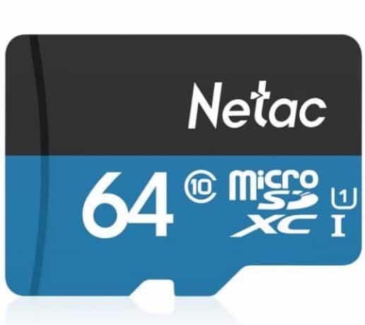 Netac Micro SD Card 64GB mit Gutschein für nur 8,05 Euro bei Gearbest!