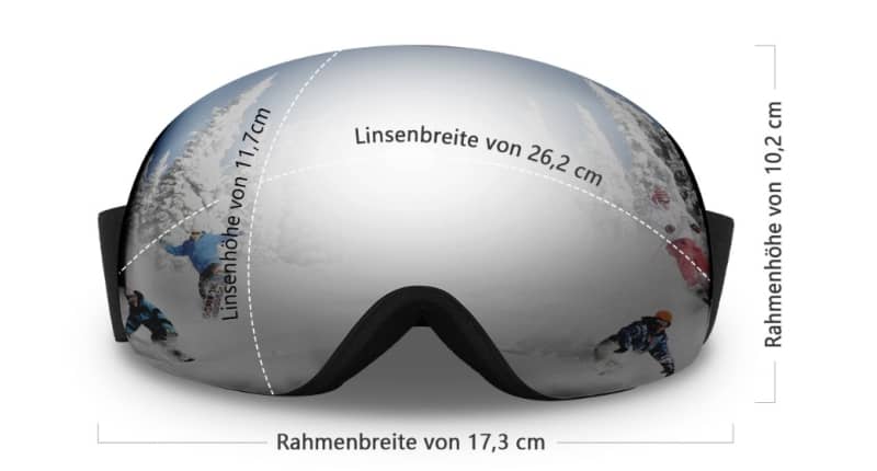Mpow UV-Schutz Skibrille mit Anti-Fog für 12,99 Euro bei Amazon