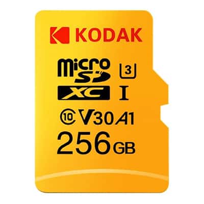 Kodak U3 A1 V30 Mikro 256GB SD Karte