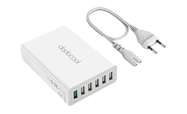 Dodocool 58W 6-Port USB Quick Charge 3.0 Ladegerät für 12,99 Euro