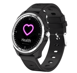 KINGWEAR KW05 Smartwatch mit Herzfrequenzmesser