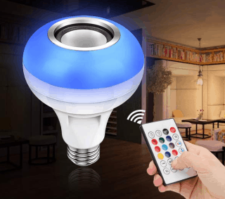 Haofy E27 LED-Leuchtmittel mit Bluetooth Speaker für 9,69 Euro bei Amazon