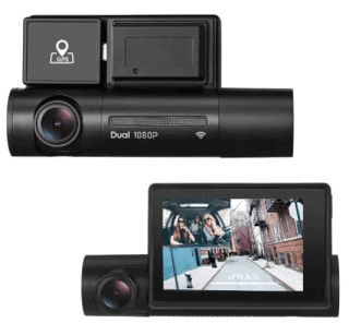 Update: Alfawise LS02 Full HD Dual Camera DashCam mit WiFi und GPS + Gratis MicroSD Karte!