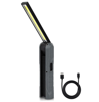 Haofy LED Arbeitsleuchte mit Akku und Magnetfuß für 9,99 Euro bei Amazon
