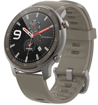 AMAZFIT GTR Titanium 47mm Smart Watch mit kontinuierlicher Herzfrequenzüberwachung und 24 Tagen Akkulaufzeit