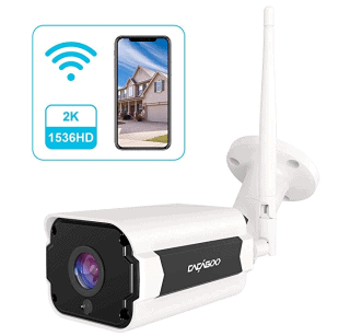 CACAGOO Outdoor IP-Überwachungskamera mit Wlan und 1536P Auflösung für 39,99 Euro