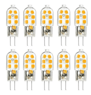 10er Stück Kingso G4 LED Leuchtmittel warmweiß mit 3W für 7,99 Euro bei Amazon