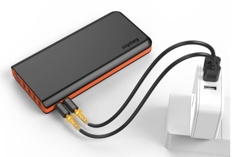 Neuer Gutschein: EasyAcc MS26000 Powerbank mit 26000mAh und integrierter Taschenlampe für 22,99 Euro bei Amazon