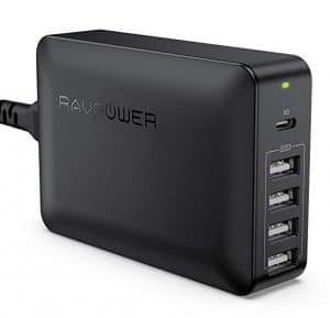 RAVPower 5-Port 60W USB C Ladegerät für nur 21,99 Euro inkl. Prime-Versand