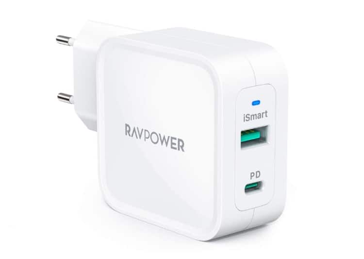 RAVPower RP-PC133 USB C Ladegerät mit 65W (z.B. für Macbook Pro) nur 29,99 Euro