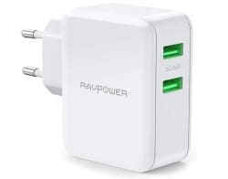 RAVPower RP-PC006 2-Port USB Ladegerät mit 36W für 13,99 Euro