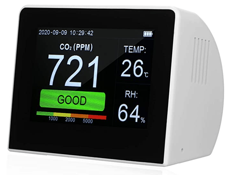 KKmoon CO2 Messgerät 400~4000 ppm mit Temperatur/Feuchtigkeits-Monitor für nur 73,99 Euro