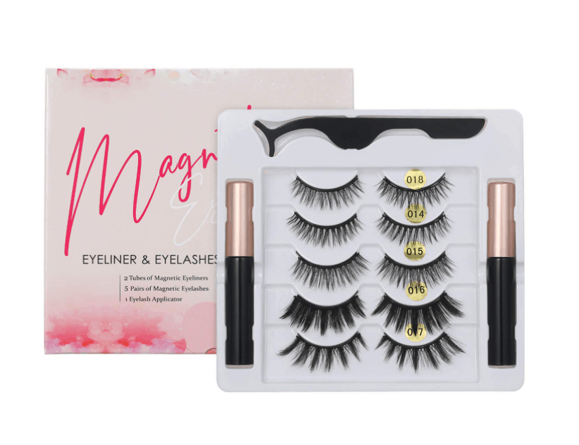 Anself 5 Paare Magnetische Wimpern mit Magnetic Eyeliner für nur 6,99 Euro inkl. Versand