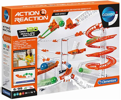 Clementoni 59126 Galileo Science – Action & Reaction Chaos-Effekt Kugelbahn für nur 19,39 Euro