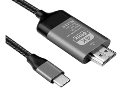 EasyULT 2m USB C auf HDMI Kabel für 8,95 Euro