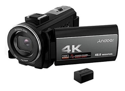 Andoer HDV-214K Digital Camcorder 48MP mit  WiFi und 3″ Touchscreen für 49,99 Euro