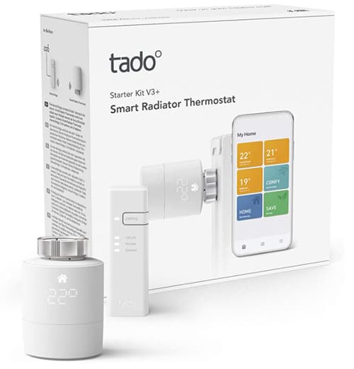 tado Smart Heizkörper-Thermostat Starter Kit V3+ für nur 74,90 Euro