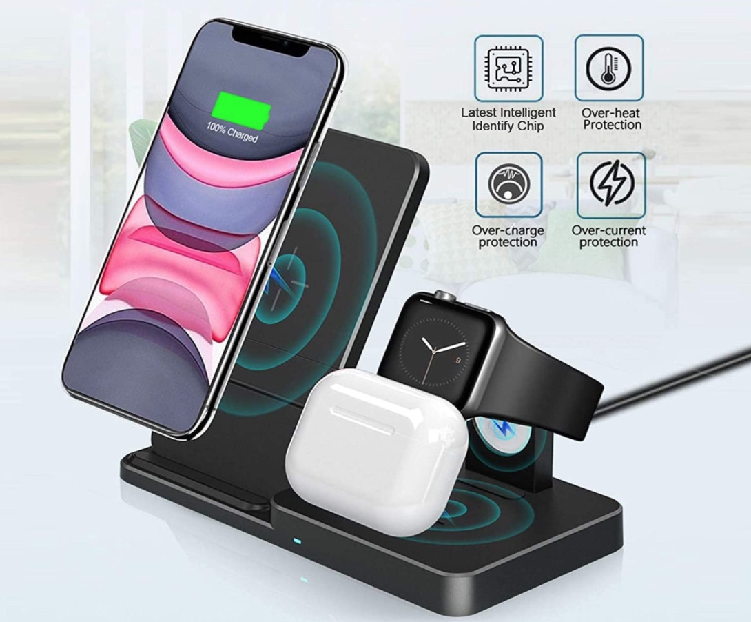 LECHLY 3 in 1 Wireless Charger für iPhone, Apple Watch und AirPods für nur 16,49 Euro